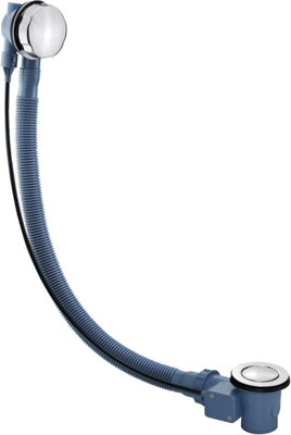 Chrome Bathtub Waste Overflow G1 1/2inchPop Up Bath Waste Connection ...