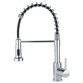 Chrome Commercial Swivel Pull out Kitchen Tap Mixer Tap Faucet