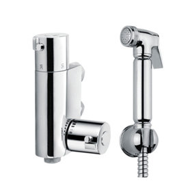Chrome Douche With Thermostatic Mixer Valve