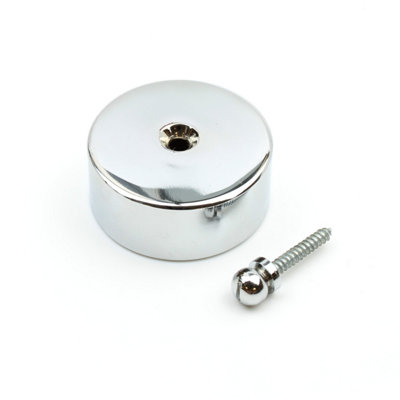 Chrome End Cap Socket for Handrails 54mm - Single Unit