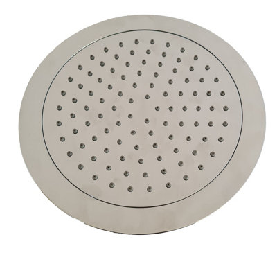 Chrome Finish Concealed Shower Bathroom 8.5" Rain Round Head Rare Wall Mounted - 3