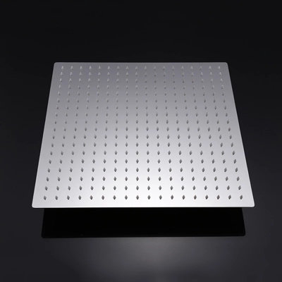 Chrome Finish Concealed Shower Bathroom 8"Rain Square Head Rare Wall Mounted - 5