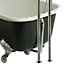 Chrome Freestanding Standpipes Legs Shrouds For Traditional Bath Taps Roll Top