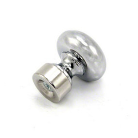 Chrome Handled Jewellery Magnet for Sorting, Organising and Clearing Jewellery - 25mm dia x 35mm high - 11kg Pull - North