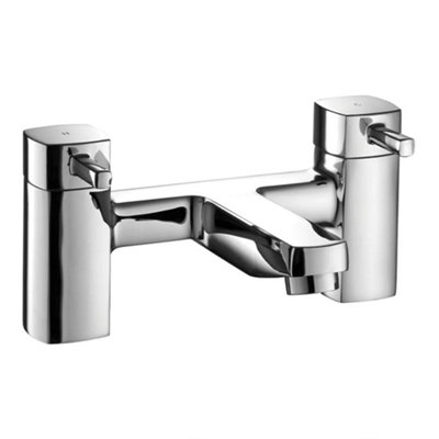 Chrome Hero Basin & Bath Filler Tap Pack Including Bath Waste - 4