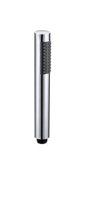 Chrome Pencil Style Single Function Shower Head Rub Clean Nozzles 1/2" BSP