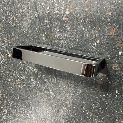 Chrome Rectangle Wall Mounted Bathroom Towel Ring