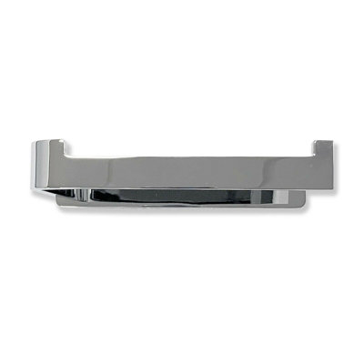 Chrome Rectangle Wall Mounted Toilet Roll Holder - 3