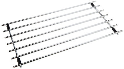 Chrome Rectangular Trivet for Hot Dishes