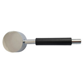 Chrome Replacement Handle With Black Handle Kitchen Basin For 35mm 40mm Valve Lever Tap Plumbing