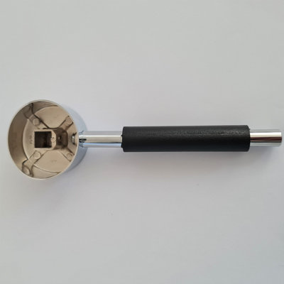 Chrome Replacement Handle With Black Handle Kitchen Basin For 35mm 40mm Valve Lever Tap Plumbing - 3