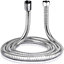 Chrome Shower Bath Hose Flexible Stainless Steel Replacement Pipe 2.50 Meter (2.5 Meter)