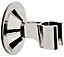 Chrome Shower Head Holder - Easy To Install Wall Mounted Vacuum Suction Cup Bathroom Bracket
