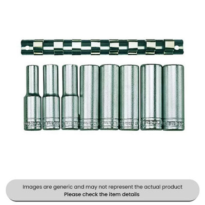 Chrome Vanadium Steel Socket Clip Rail 1/2