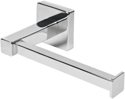 Chrome Wall Mounted Toilet Roll Holder With Concealed Screws