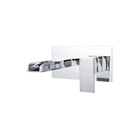 Chrome Waterfall Concealed Basin Mixer Tap