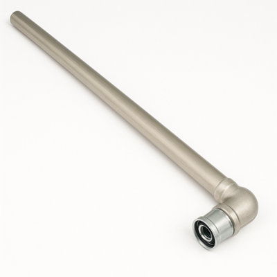 Chromed Radiator Tail Elbows 16 x 15mm Copper x 300mm Press Fit Pipe ...