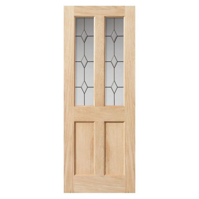 Churnet Oak Glazed Internal Door