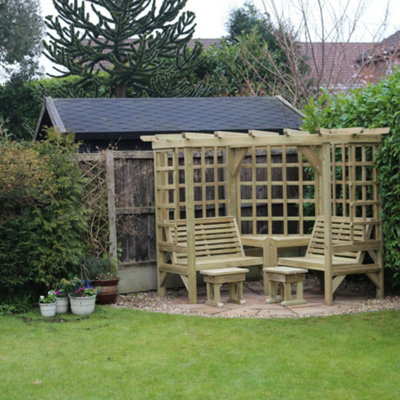 CHURNET VALLEY CLEMENTINE CORNER ARBOUR - 3