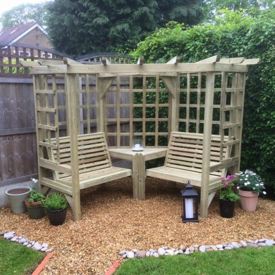 CHURNET VALLEY CLEMENTINE CORNER ARBOUR - 4
