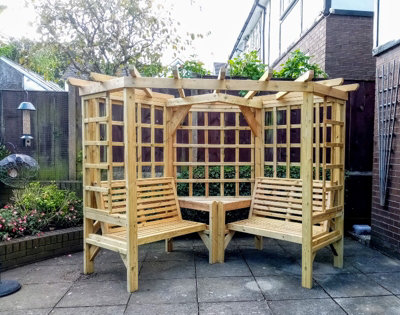 CHURNET VALLEY CLEMENTINE CORNER ARBOUR - 6
