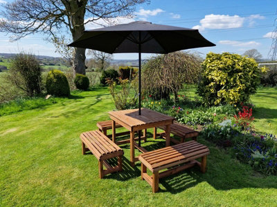 CHURNET VALLEY COTTAGE ARBOUR FULLY ENCLOSED SITS 3 - 5