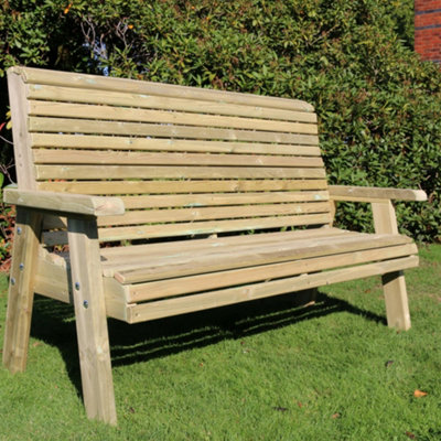 CHURNET VALLEY ERGO 3 SEAT BENCH - 4