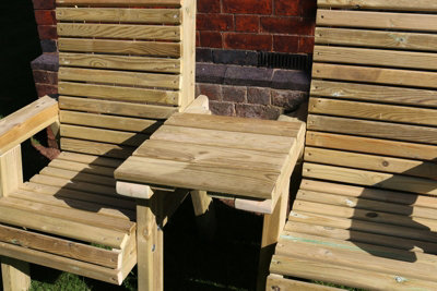 CHURNET VALLEY ERGO LOVE SEATS SQUARE TRAY - 6