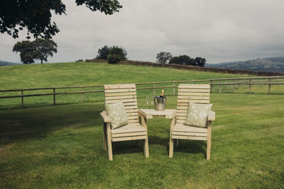 CHURNET VALLEY ERGO LOVE SEATS - 6