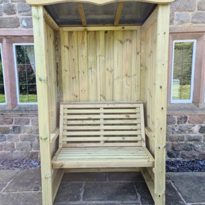 CHURNET VALLEY FOUR SEASONS 2 SEAT ARBOUR - 3