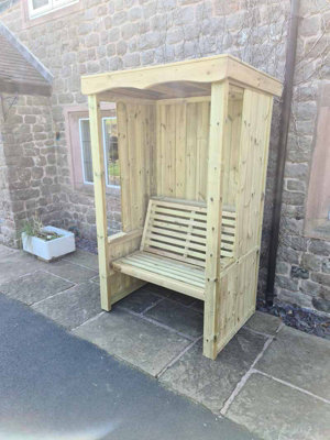 CHURNET VALLEY FOUR SEASONS 2 SEAT ARBOUR - 4
