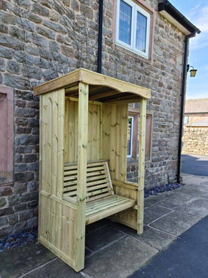 CHURNET VALLEY FOUR SEASONS 2 SEAT ARBOUR - 5
