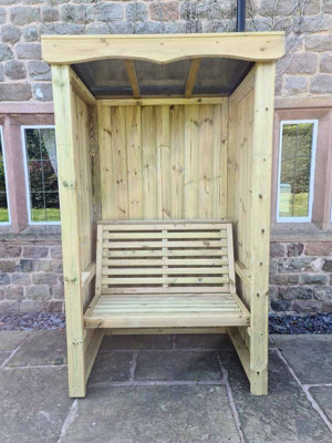 CHURNET VALLEY FOUR SEASONS 2 SEAT ARBOUR - 6