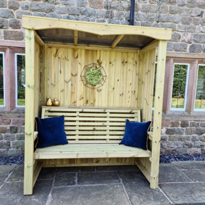 CHURNET VALLEY FOUR SEASONS 3 SEAT ARBOUR