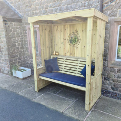 CHURNET VALLEY FOUR SEASONS 3 SEAT ARBOUR - 3