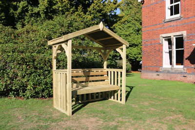 CHURNET VALLEY GARDEN FURNITURE ANASTASIA ARBOUR SITS 3 - 5