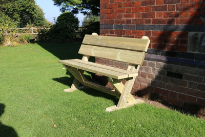 CHURNET VALLEY GARDEN FURNITURE ASHCOMBE BENCH - 6