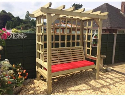 CHURNET VALLEY GARDEN FURNITURE BEATRICE ARBOUR SITS 3 - 4