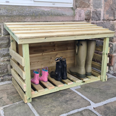 CHURNET VALLEY GARDEN FURNITURE BOOT STORAGE