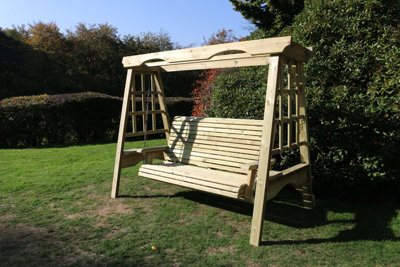 CHURNET VALLEY GARDEN FURNITURE COTTAGE SWING SITS 3 - 6