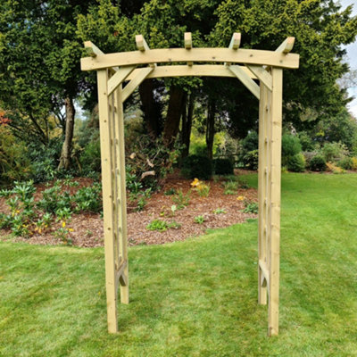 CHURNET VALLEY GARDEN FURNITURE IVY ARCH 4FT