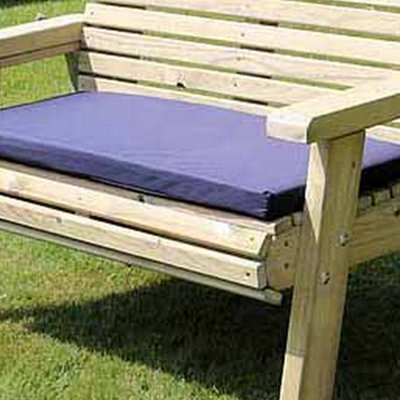 CHURNET VALLEY GARDEN FURNITURE NAVY CUSHION DOUBLE