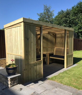 CHURNET VALLEY GARDEN FURNITURE RIVIERA ENCLOSED GARDEN ROOM - 5