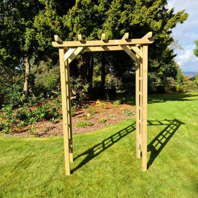 CHURNET VALLEY GARDEN FURNITURE ROSE ARCH 3FT