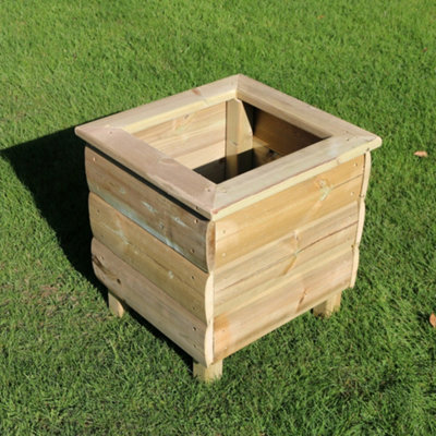 CHURNET VALLEY GARDEN FURNITURE SQUARE PLANTER - 3