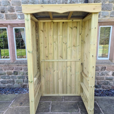 CHURNET VALLEY SMALL POLY SMOKING SHELTER