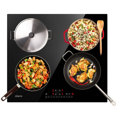 CIARRA Built-in Induction Hob with 4 Zones 7200W with Boost
