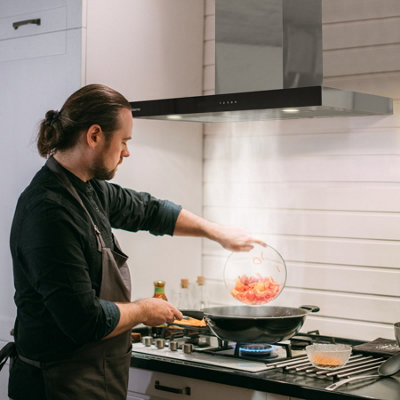 Ciarra cooker hood shop 90cm