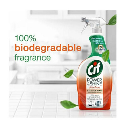 Cif Cleanboost Power Shine Kitchen Spray 700ml x 3