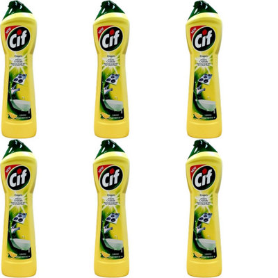 Cif Cream Lemon 500 Ml (pack Of 4)